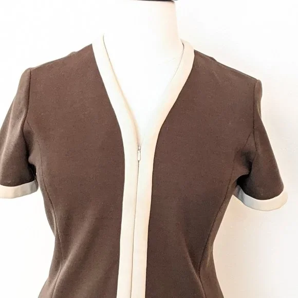 Super Mod! Vintage Fitted Dress - 1960s - Picture 3 of 10